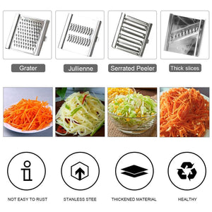 Stainless Steel Metal Multi Vegetable Slicer